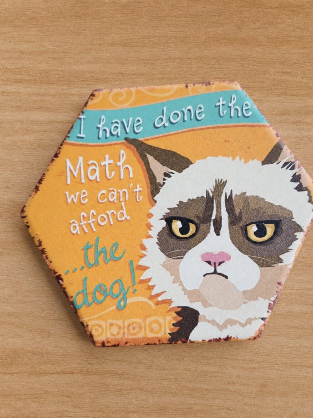 Yellow Cat Coaster